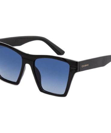 Carve Phoenix SunglassesGloss Black/Blue and Grey Gradient Polarised Lenses
