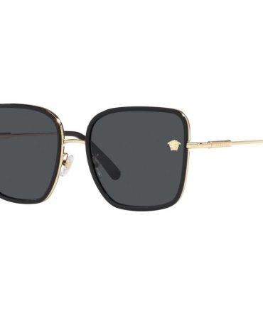 Versace VE2247D SunglassesBlack/Dark Grey Lenses