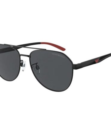 Emporio Armani EA2129D SunglassesMatte Black/Dark Grey Lenses