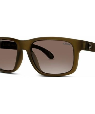 Liive Marlin SunglassesStriped Beer/Brown Polarised Lenses