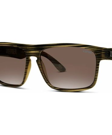 Liive Voyager SunglassesBrown Stripe/Brown Polarised Lenses