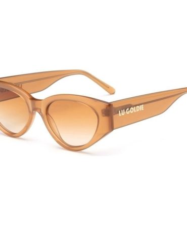 Lu Goldie Giselle SunglassesCola/Cola Gradient Lenses