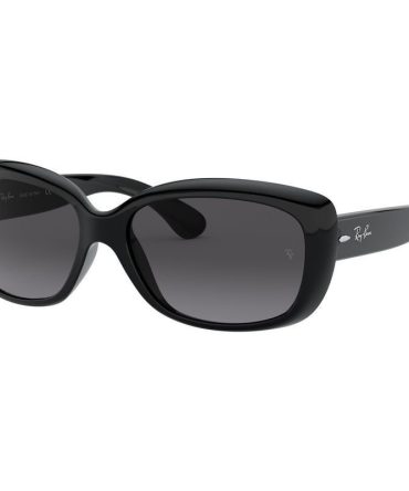Ray-Ban Jackie Ohh RB4101 SunglassesShiny Black/Grey Gradient Polarised Lenses