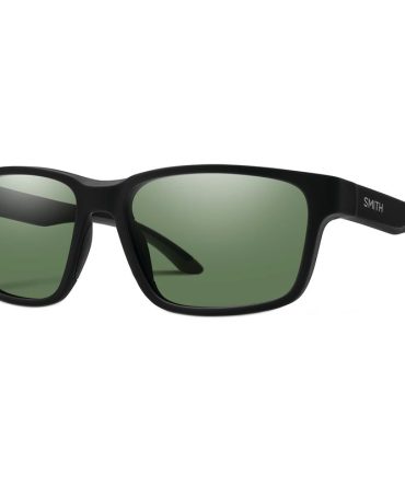 Smith Base Camp SunglassesMatte Black/Chromapop Grey Green Polarised Lenses
