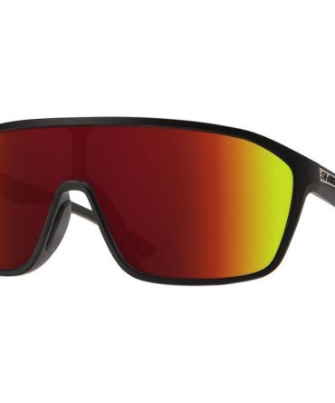 Smith Boomtown SunglassesMatte Black/Chromapop Red Mirror Lenses
