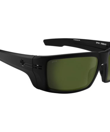 Spy Rebar SunglassesMatte Black/Happy Bronze Olive Spectra Mirror Polarised Lenses