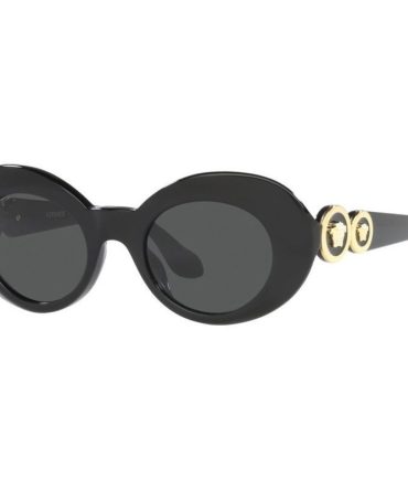 Versace Kids VK4428U SunglassesBlack/Dark Grey Lenses – Kids