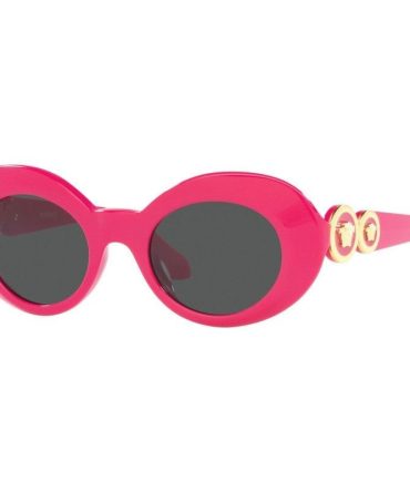 Versace Kids VK4428U SunglassesFuchsia/Dark Grey Lenses – Kids