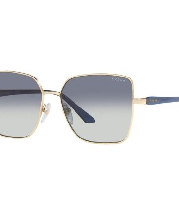 Vogue Eyewear VO4199S SunglassesPale Gold/Grey and Dark Blue Gradient Lenses