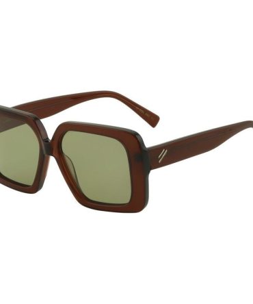 Bask Eyewear Lola SunglassesCrystal Brown/Light Yellow Polarised Lenses