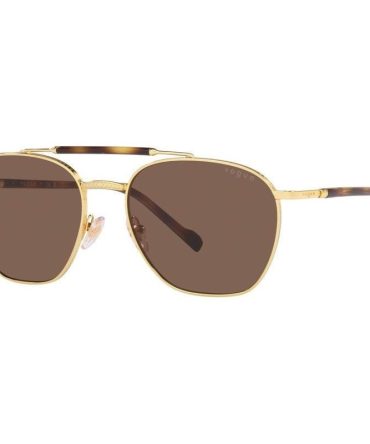 Vogue Eyewear VO4256S SunglassesGold/Dark Brown Lenses
