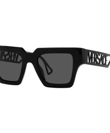 Versace VE4431F SunglassesBlack/Dark Grey Lenses