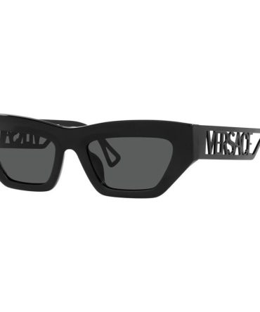 Versace VE4432U SunglassesBlack/Dark Grey Lenses