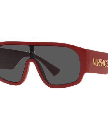 Versace VE4439 SunglassesRed/Dark Grey Lenses