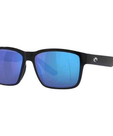 Costa Del Mar Paunch SunglassesBlack/Blue Mirror 580g Polarised Glass Lenses