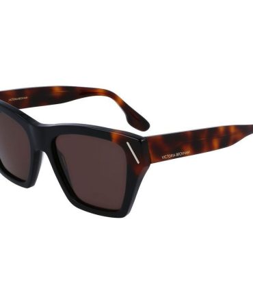 Victoria Beckham VB646S SunglassesBlack and Havana/Brown Lenses