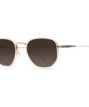 Vieux Le Chelle SunglassesCotton/Brown Gradient Lenses