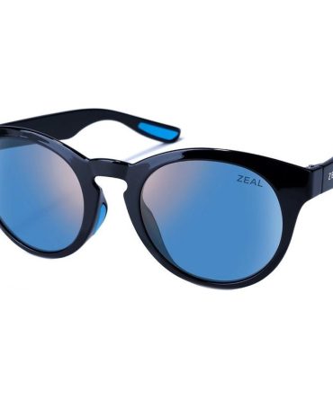 Zeal Optics Paonia SunglassesGloss Black/Horizon Blue Polarised Lenses
