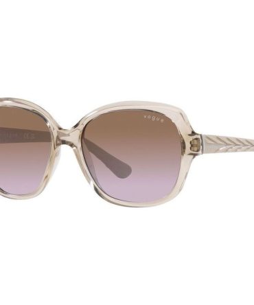Vogue Eyewear VO2871S SunglassesTransparent Light Brown/Brown Violet Gradient Lenses