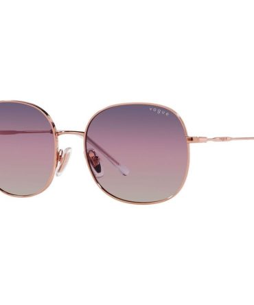 Vogue Eyewear VO4272S SunglassesRose Gold/Trigradient Brown Violet Blue Lenses