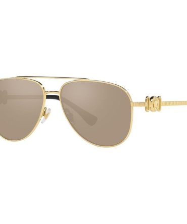 Versace Kids VK2002 SunglassesGold/Brown Gold Mirror Lenses