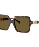 Versace VE4454 SunglassesHavana/Dark Brown Polarised Lenses