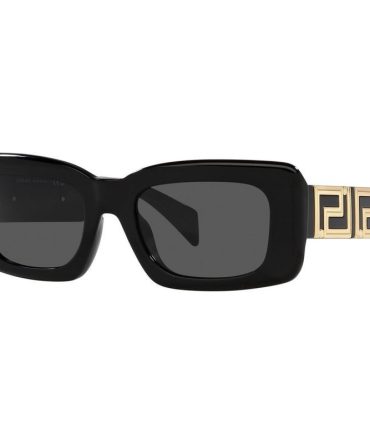 Versace VE4444U SunglassesBlack/Dark Grey Lenses