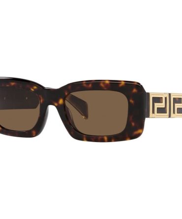 Versace VE4444U SunglassesHavana/Dark Brown Lenses