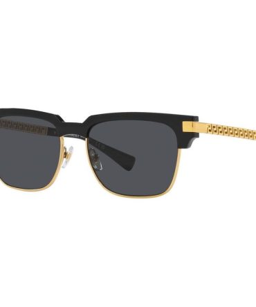 Versace VE4447 SunglassesBlack/Dark Grey Lenses