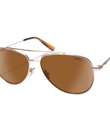 Zeal Optics Hawker SunglassesRose Gold/Copper Polarised Lenses