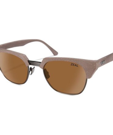 Zeal Optics Highline SunglassesMatte Brown and Gunmetal/Copper Polarised Lenses