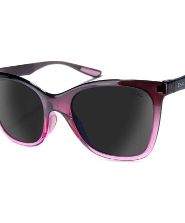Zeal Optics Willow SunglassesGloss Raspberry Fade/Dark Grey Polarised Lenses