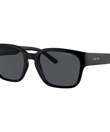 Arnette Hamie AN4325 SunglassesMatte Recycled Black/Dark Grey Lenses