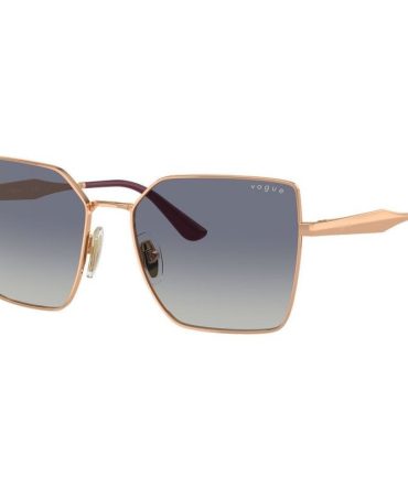 Vogue Eyewear VO4284S SunglassesRose Gold/Grey Dark Blue Gradient Lenses