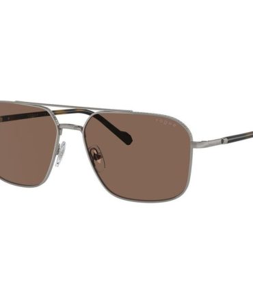 Vogue Eyewear VO4289S SunglassesGunmetal/Dark Brown Lenses