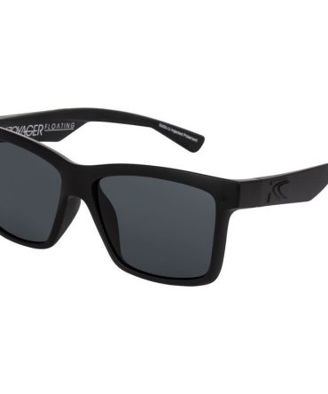 Carve Voyager Floating SunglassesMatte Black/Grey Injected Polarised Lenses