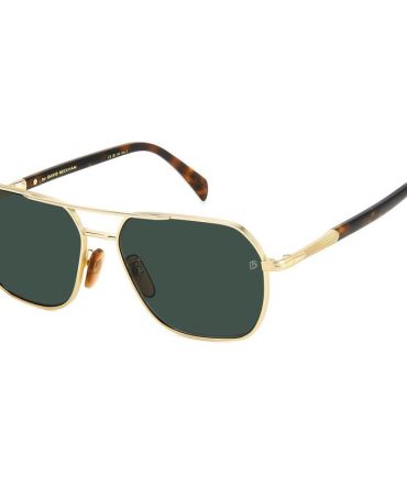 David Beckham DB 1128/G/S SunglassesGold Havana/Green Lenses