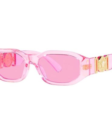 Versace Kids VK4429U SunglassesTransparent Pink/Fuchsia Lenses – Kids