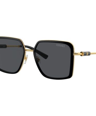 Versace VE2261 SunglassesBlack/Dark Grey Lenses