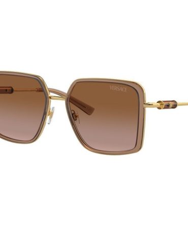 Versace VE2261 SunglassesBrown Transparent/Brown Gradient Lenses