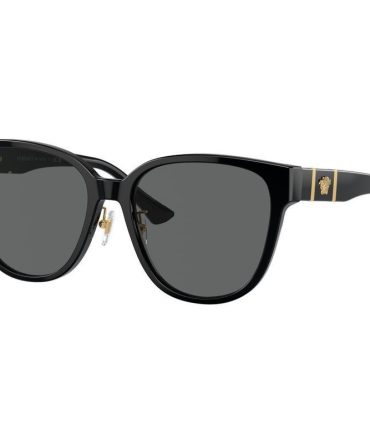 Versace VE4460D SunglassesBlack/Dark Grey Lenses