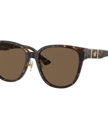 Versace VE4460D SunglassesHavana/Dark Brown Lenses