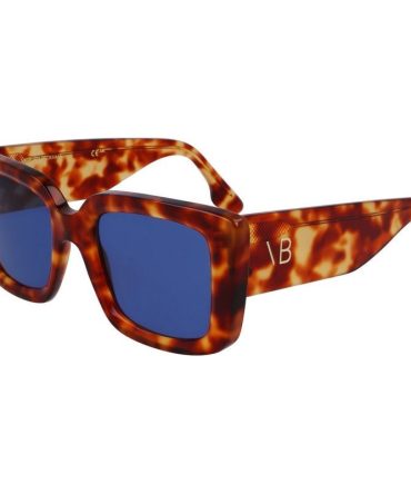 Victoria Beckham VB653S SunglassesBlonde Havana/Blue Lenses