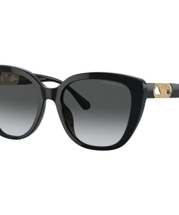 Emporio Armani EA4214U SunglassesShiny Black/Grey Gradient Lenses