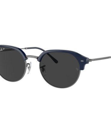Ray-Ban RB4429 SunglassesBlue on Gunmetal/Black Polarised Glass Lenses 55 Eye Size