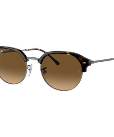 Ray-Ban RB4429 SunglassesHavana on Gunmetal/Brown Gradient Polarised Glass Lenses 53 Eye Size