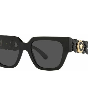 Versace VE4409 SunglassesBlack/Dark Grey Lenses