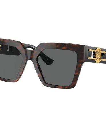 Versace VE4458 SunglassesHavana/Dark Grey Lenses