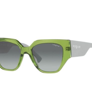 Vogue Eyewear VO5409S SunglassesTransparent Green/Grey Gradient Lenses