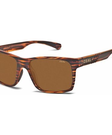 Zeal Optics Brewer SunglassesMatte Woodgrain/Copper Polarised Lenses